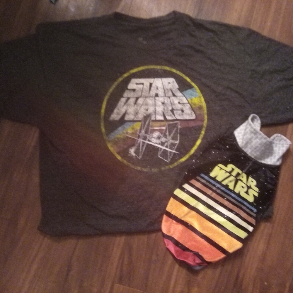 Star Wars Dog Hoodie - Black and Multicolor